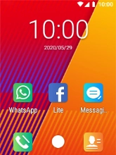 The Wi-Fi icon shows that your phone is connected to a Wi-Fi network.
