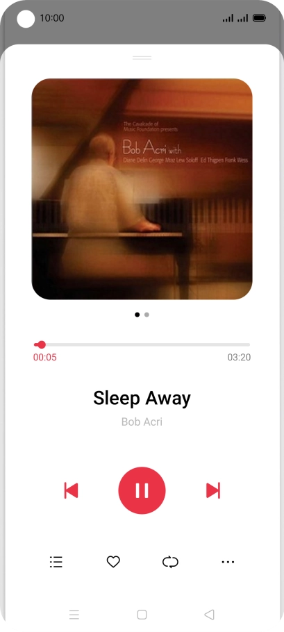 Press arrow right to go to the next audio file.