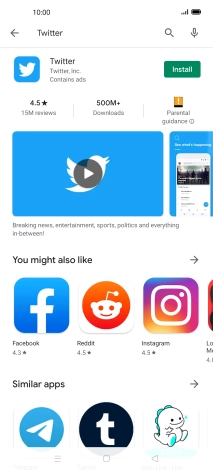 Press Twitter.