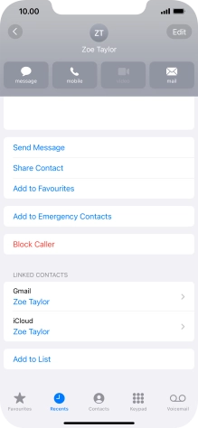 Press Block Caller.