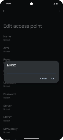 Key in http://mms.vodafone.co.uk/servlets/mms and press OK.