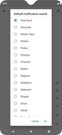 Press the required message tones to hear them.