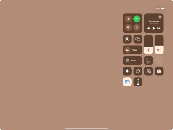 Press anywhere on the screen.