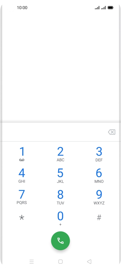 Press the Home key to return to the home screen.