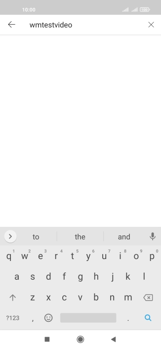 Key in the required search word and press the search icon.