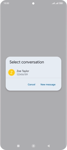Press New message.