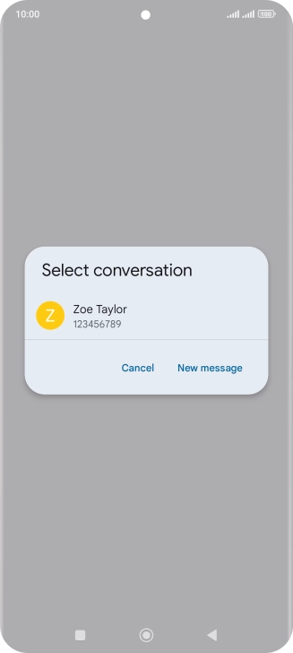 Press New message.