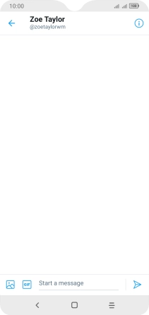 Press the text input field.