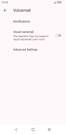 Press Advanced Settings.