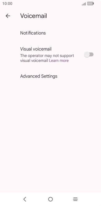 Press Advanced Settings.