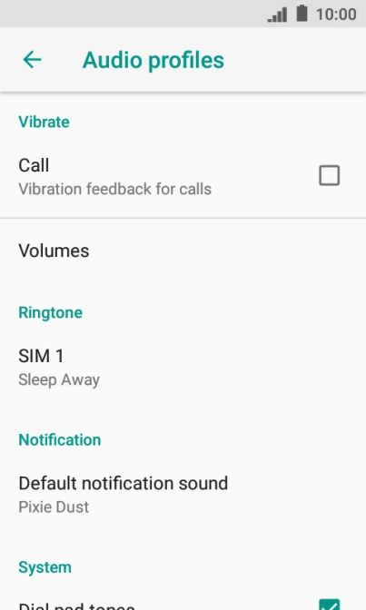 Press the Home key to return to the home screen.