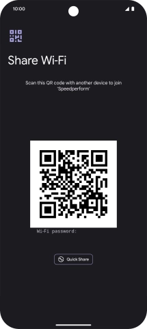 Place the QR code inside the camera frame on the other device to scan the code.