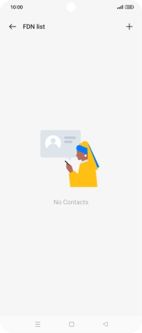 Press the add icon.