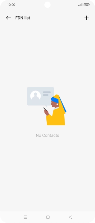 Press the add icon.