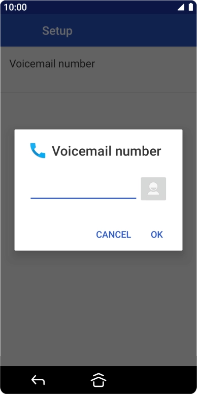 Key in +447836121121 and press OK.