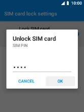 Key in your PIN and press OK.