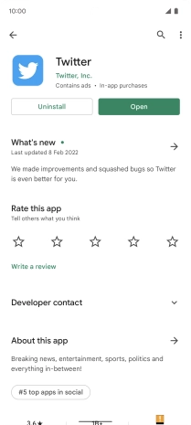 Slide your finger upwards starting from the bottom of the screen to return to the home screen.