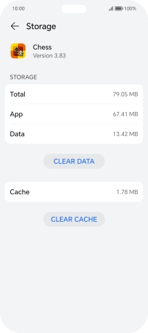 Press CLEAR CACHE.