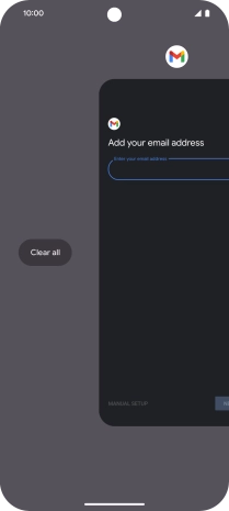Press Clear all.