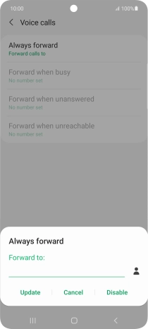 Press Disable.