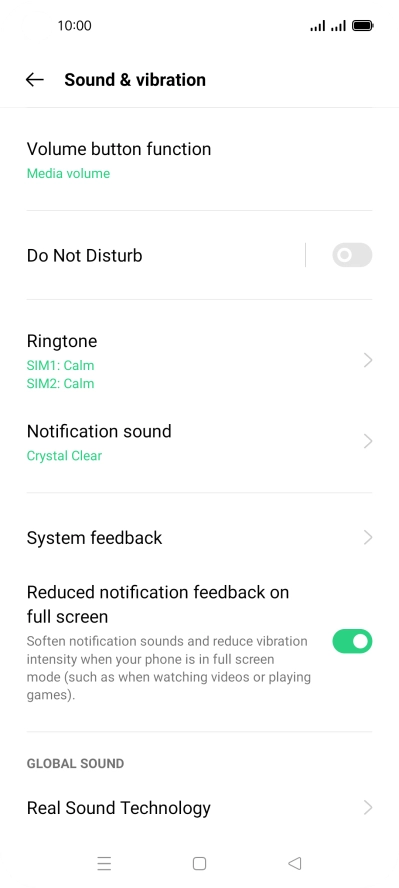 Press Ringtone.