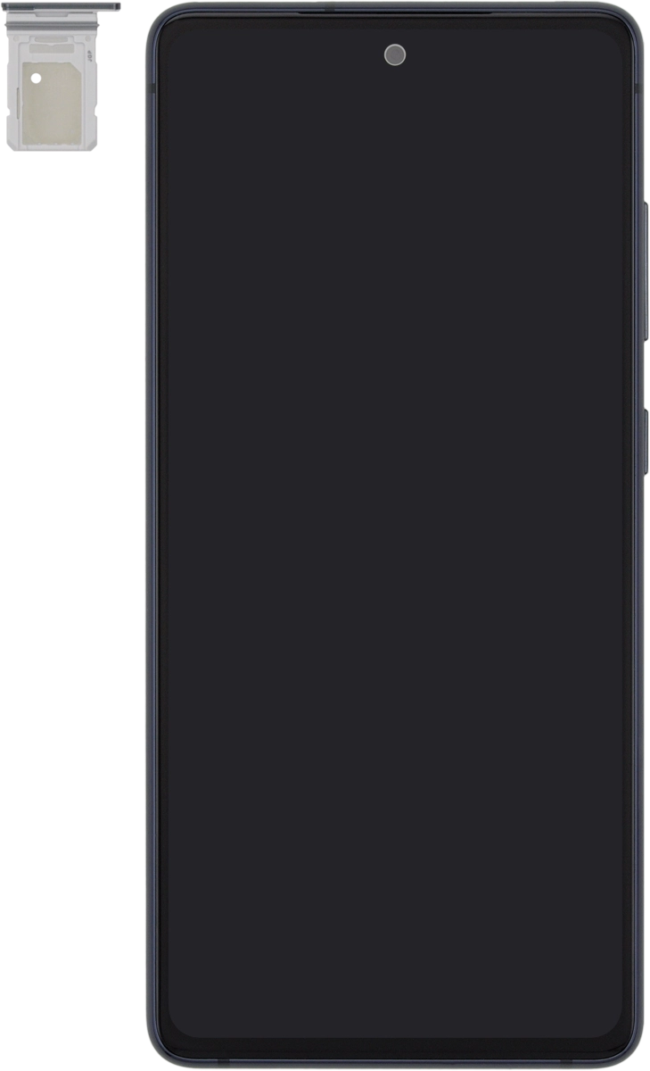 Turn your SIM so the angled corner of the SIM matches the angled corner of the SIM holder and place your SIM in the SIM holder.
