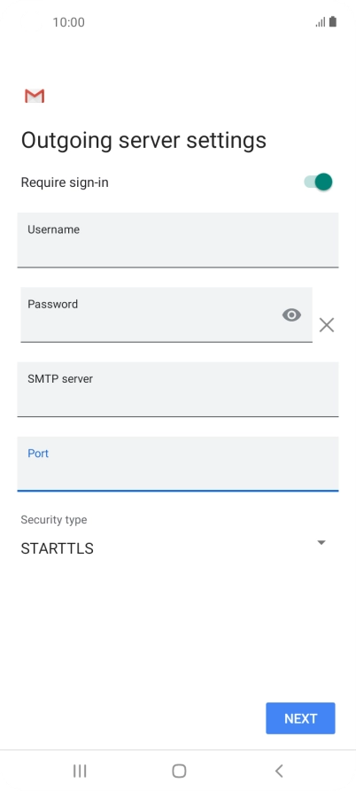 Press the drop down list below 