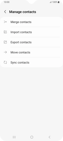 Press Import contacts.