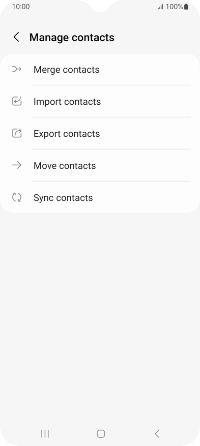 Press Import contacts.