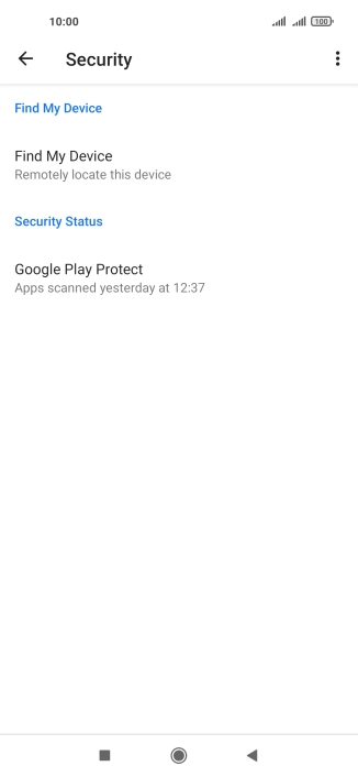 Press Find My Device.