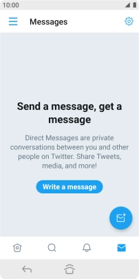 Press the new message icon.