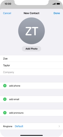 Press add phone.
