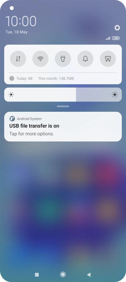 Press Tap for more options..