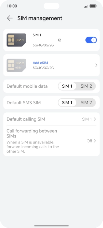 Press Add eSIM.
