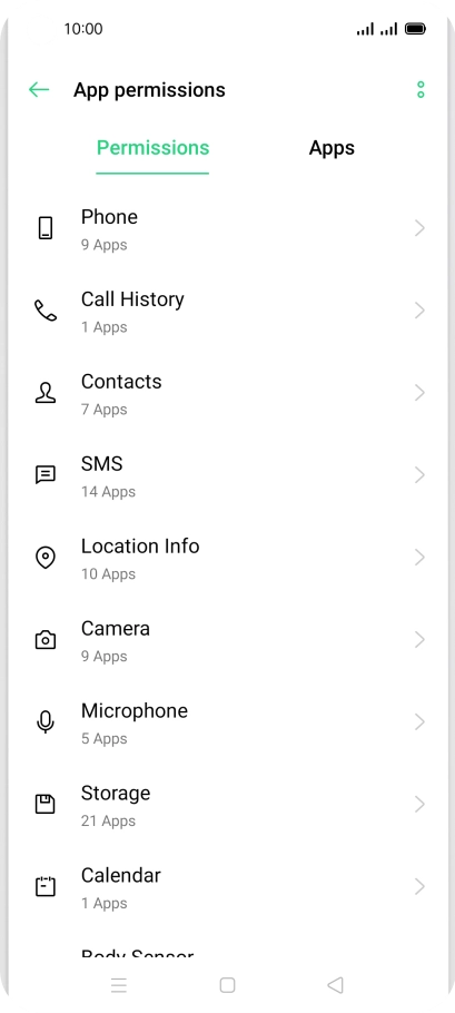 Press Apps.