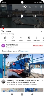 Press the Home key to return to the home screen.
