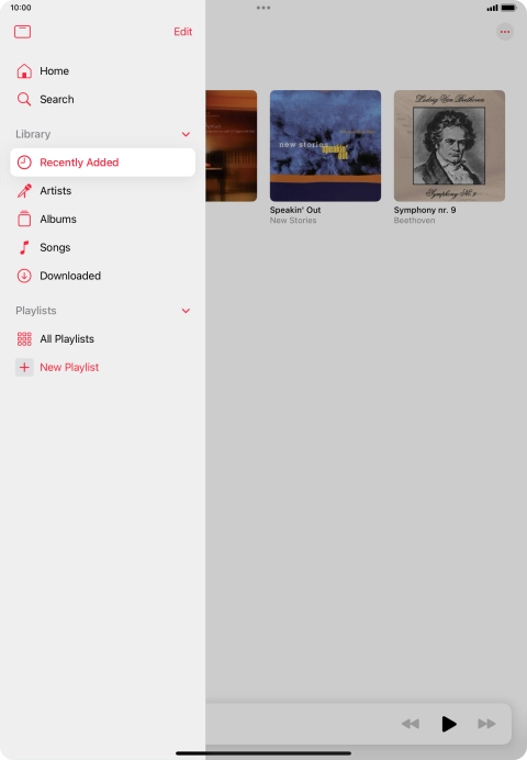 Press New Playlist.