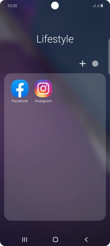 Press Facebook.