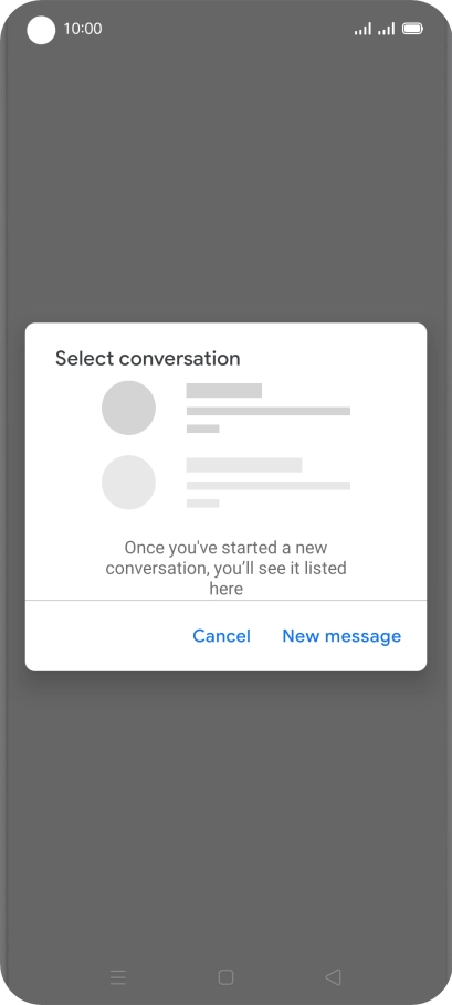 Press New message.