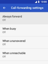Select the required divert type.