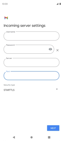 Press the drop down list below 
