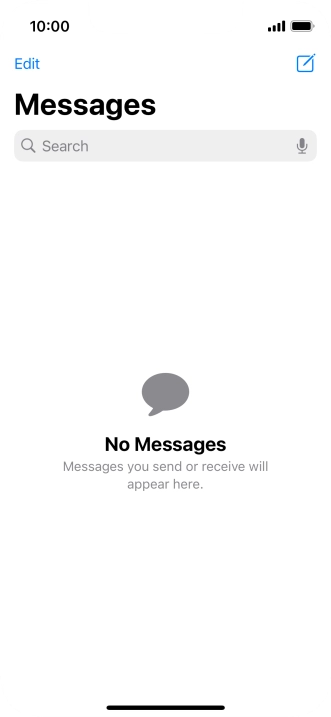 Press the new message icon.