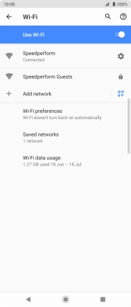 Press the Home key to return to the home screen.