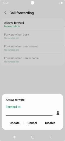 Press Disable.