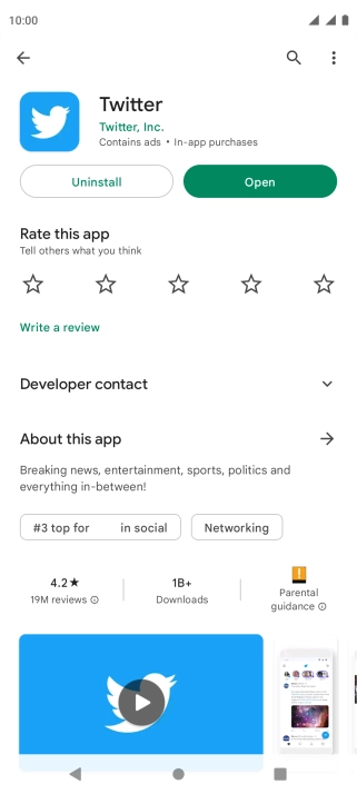 Press the Home key to return to the home screen.