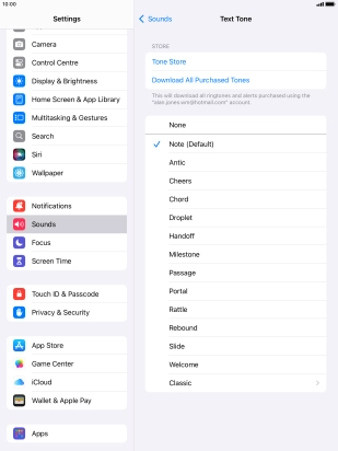 Press the required message tones to hear them.