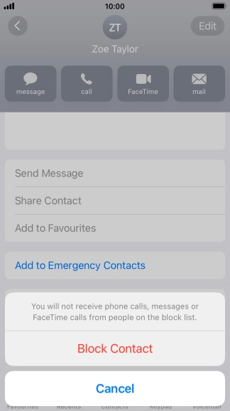 Press Block Contact.