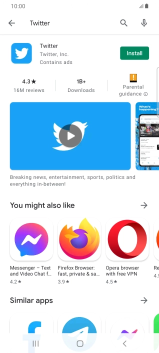 Press Twitter.