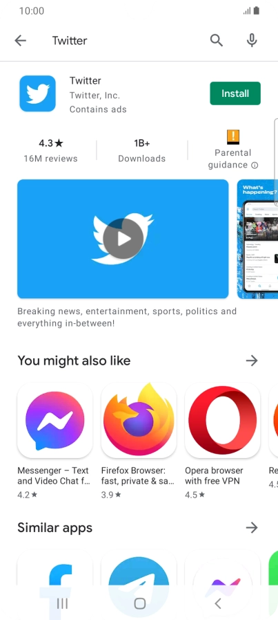 Press Twitter.
