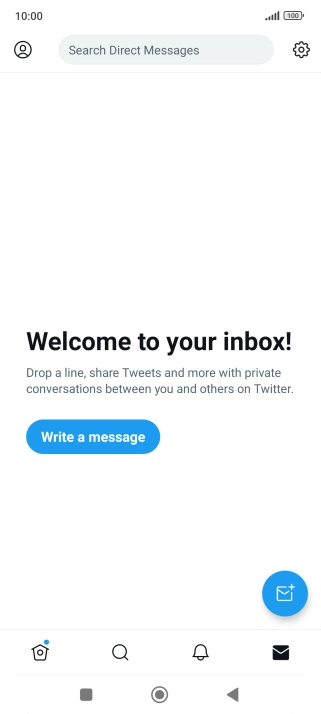 Press the new message icon.